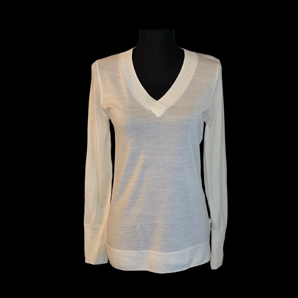 Halogen wool blend sweater in Ivory cloud new